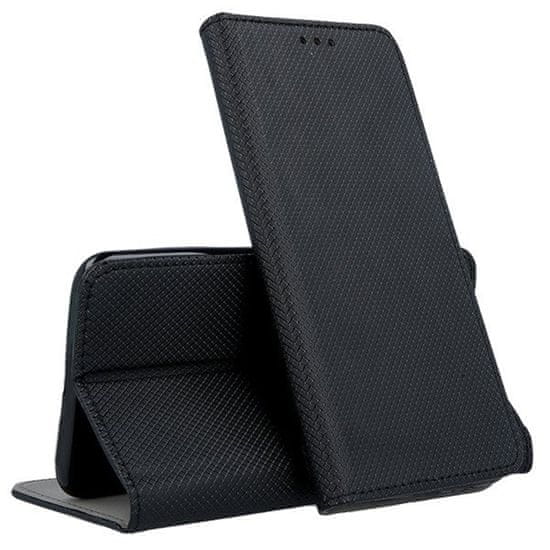 TKG Telefontok Huawei Mate 10 Lite - fekete mágneses átlátszó szilikon keretes könyvtok