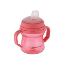 Canpol babies Pohár szilikon szívófejjel FirstCup, 250ml, rózsaszín