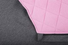 Comfi-Extreme, Gyapjú gyapjúkabát, 90x50cm, szürke melange / pink