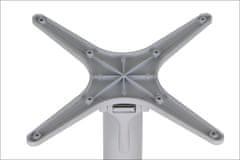 STEMA Állítható magasságú alumínium talp SH-C06, dönthető felső elem, állítható magasság 73-113 cm, állítható lábak, fehér