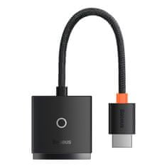 BASEUS Lite adapter HDMI - VGA / 3.5mm mini jack / micro USB, fekete