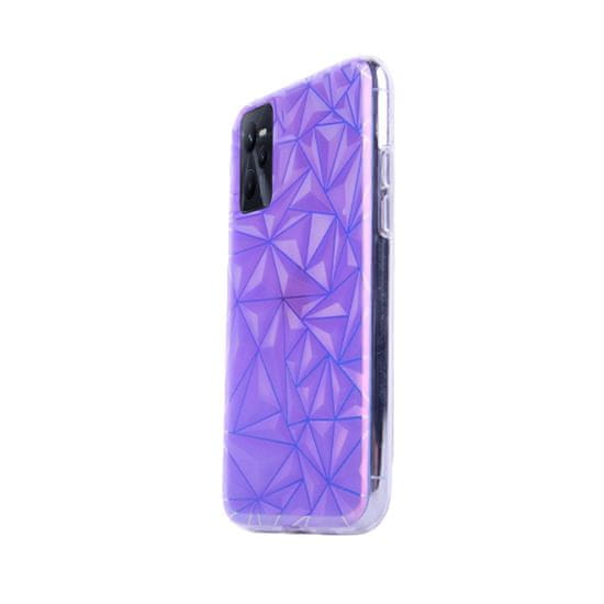 TKG Telefontok Realme C35 - Neo lila, mintás műanyag hátlap tok, szilikon kerettel