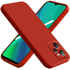 TKG Telefontok Realme C35 - piros szilikon tok