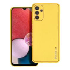 TKG Telefontok Samsung Galaxy A04s (A047) - Forcell műbőr hátlap tok, sárga