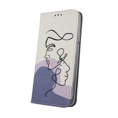 TKG Telefontok Xiaomi Redmi 9C - Smart Trendy Girly Art 3 - mágneses szilikon keretes könyvtok