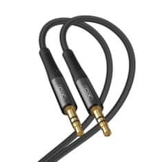 TKG Kábel: XO NB-R175B - fekete 3.5mm jack-jack audio kábel 2m
