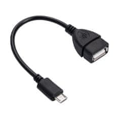 TKG Adapter: Akyga AD-09 - USB / MicroUSB adapter fekete
