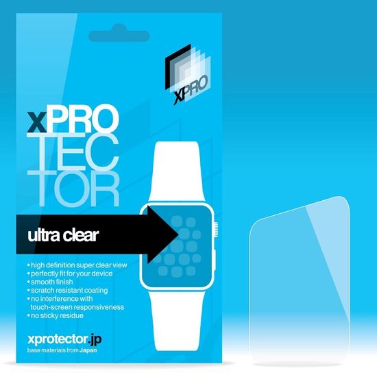 TKG Apple Watch Series 38mm okosóra üvegfólia - Xprotector Ultra Clear 0.33 üvegfólia