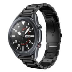 TKG Huawei Watch GT 3 Pro (46 mm) okosóra fémszíj - fekete fémszíj (22 mm)
