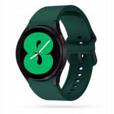 TKG Samsung Galaxy Watch 5 / 5 Pro (40 / 44 / 45 mm) okosóra szíj - zöld szilikon szíj