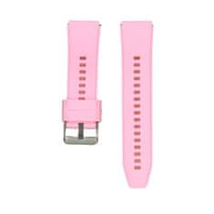 TKG Huawei Watch 4 / Watch 4 Pro okosóra szíj - pink szilikon (22 mm) sima kialakítás
