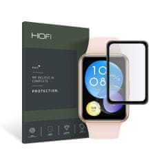TKG Huawei Watch Fit 2 okosóra fekete keretes kijelzővédő fólia - HOFI Glass Pro+ fólia
