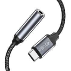 Tech-protect Ultraboost adapter USB-C / 3.5mm mini jack, fekete