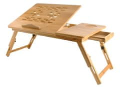 ISO 7974 Notebook asztal bambusz ágyhoz