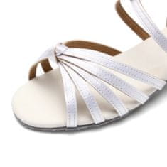 Burtan Dance Shoes Latino tánccipő Havana, fehér 3,5 cm, 36