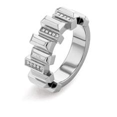 Calvin Klein Stílusos acél gyűrű kristályokkal Luster 35000322 (Kerület 52 mm)