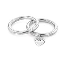 Calvin Klein Romantikus acél gyűrű készlet Captivate 35000328 (Kerület 52 mm)