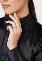 Calvin Klein Romantikus acél bicolor gyűrű készlet Captivate 35000326 (Kerület 54 mm)