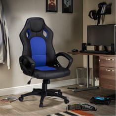 Timeless Tools Gamer szék több színben - basic-színes háttámla, kék