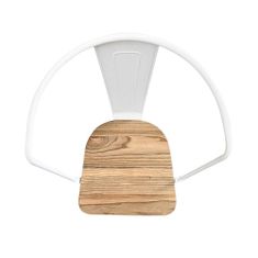 Timeless Tools Panni étkezőszék fém 2db, több színben-világos fa ülés