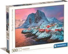 Clementoni Hamnøy falu puzzle 500 darab