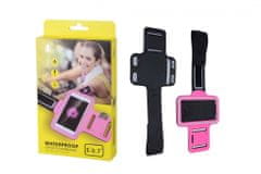 TKG Sport karpánt pink OnePlus 5,0-5,7 collos telefonokhoz, futó tok