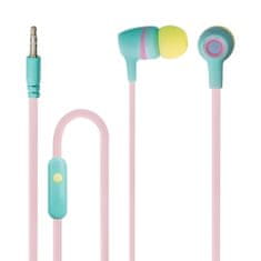 TKG Headset: Forever JSE-200 - pink-zöld stereo headset