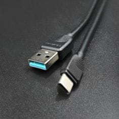 Qoltec ultra nagy sebességű adatkábel USB C típus | USB 2.0 A | 1.2m