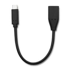 Qoltec USB 3.1 kábel C típusú férfi | USB 3.0 A női | 0,2m