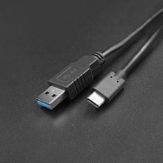 Qoltec USB 3.1 kábel C típusú férfi | USB 3.0 A férfi | 1,5m