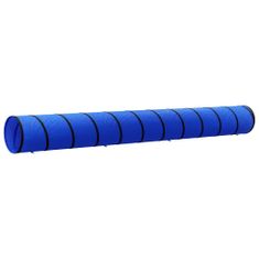 Greatstore kék poliészter kutyaalagút Ø55 x 500 cm