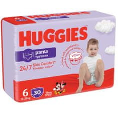 Huggies HUGGIES Pants eldobható pelenkázó bugyi 6 (15-25 kg) 30 db
