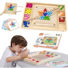 Viga Fa labdajáték Catch and Match Montessori Puzzle