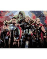 Avengers Festmény számok szerint 40 x 50 cm - Engame
