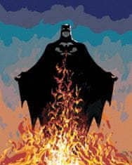ZUTY Festmény a számok szerint 40 x 50 cm Batman - tűzben