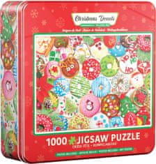 EuroGraphics Puzzle óndobozban karácsonyi fánkok 1000 darab