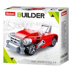 Sluban Builder M38-B0920C piros kabrió