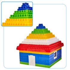Aga DIPLO 3D építőipari műanyag blokkok gyerekeknek 233 db