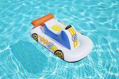 Bestway Felfújható gyermek vízi autó fogantyúval 110x75 cm