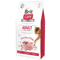 Brit BRIT Care Cat Gabonamentes felnőtt Activity macskatáp 7 kg