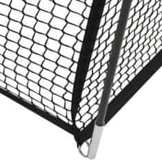 Greatstore fekete poliészter baseball labdafogó háló 500x400x250 cm