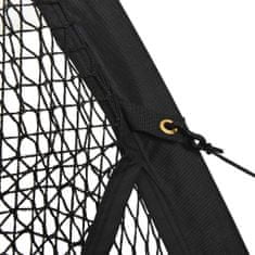 Greatstore fekete poliészter baseball labdafogó háló 500x400x250 cm