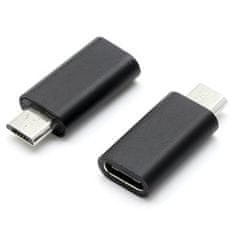 PremiumCord adapter USB-C csatlakozó - USB 2.0 Micro-B/csatlakozó