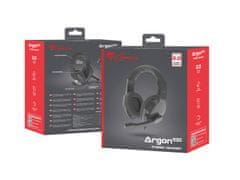 Genesis Argon 100 sztereó gaming headset, fekete, 1x 4-pin jack csatlakozóval