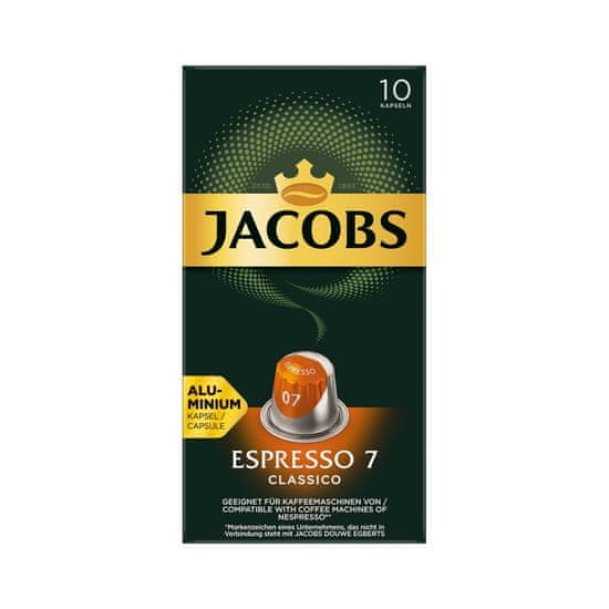 Jacobs Espresso Classico Intenzitás 7 - 10 db alumínium kapszula