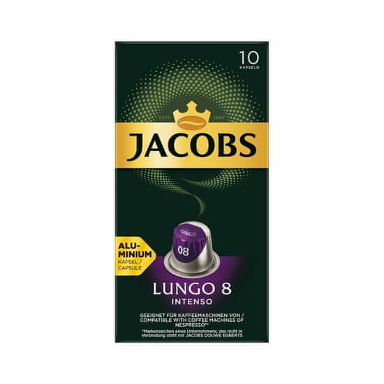 Jacobs Lungo Intenso Intenzitás 8 - 10 db alumínium kapszula