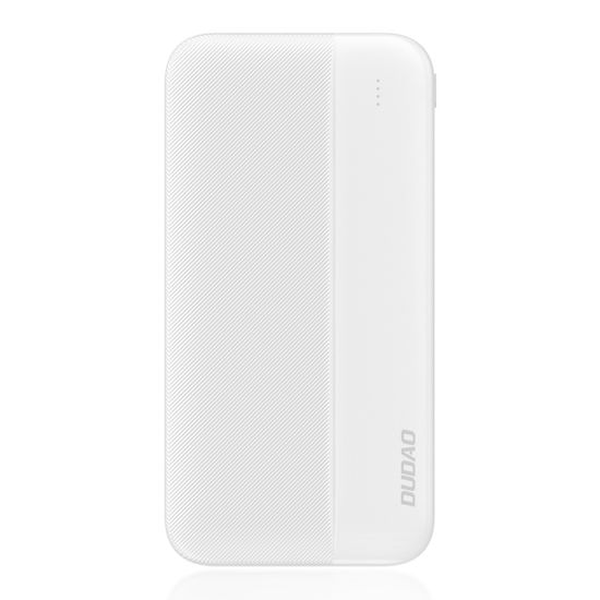 DUDAO K4S+ Power Bank 20000mAh 2x USB 10W, fehér
